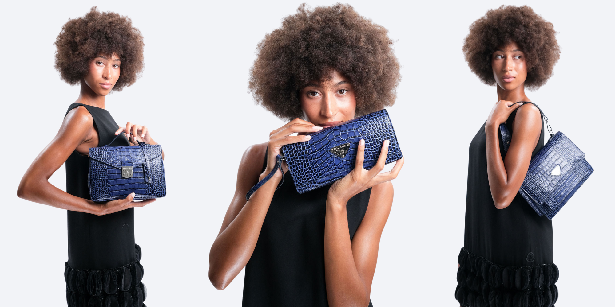 Croco Sapphire Blau