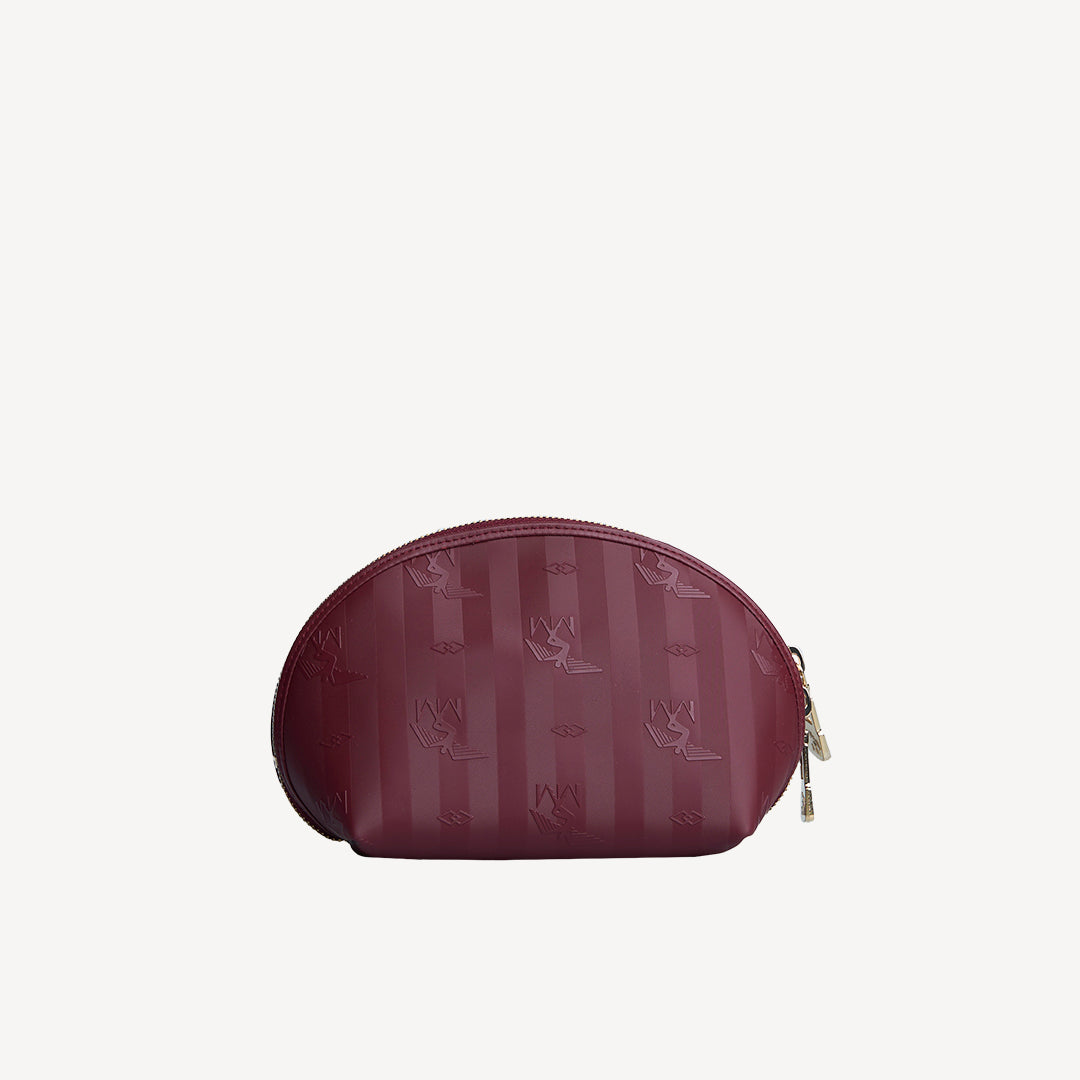 GAEBRIS | Necessaire Mollerus antique rot/gold - von hinten