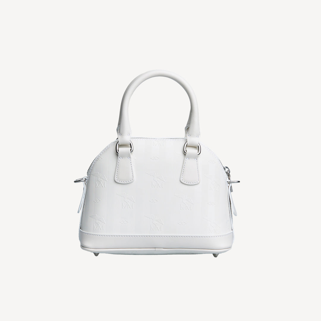 OETWIL | Handtasche Mollerus snow weiss/silber - von hinten
