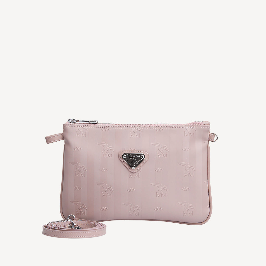 TAMINS | Umhängetasche Mollerus soft rosé/silber - frontal