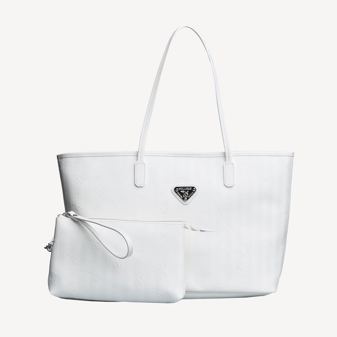 BERN | Shopper Mollerus snow weiss/silber - frontal