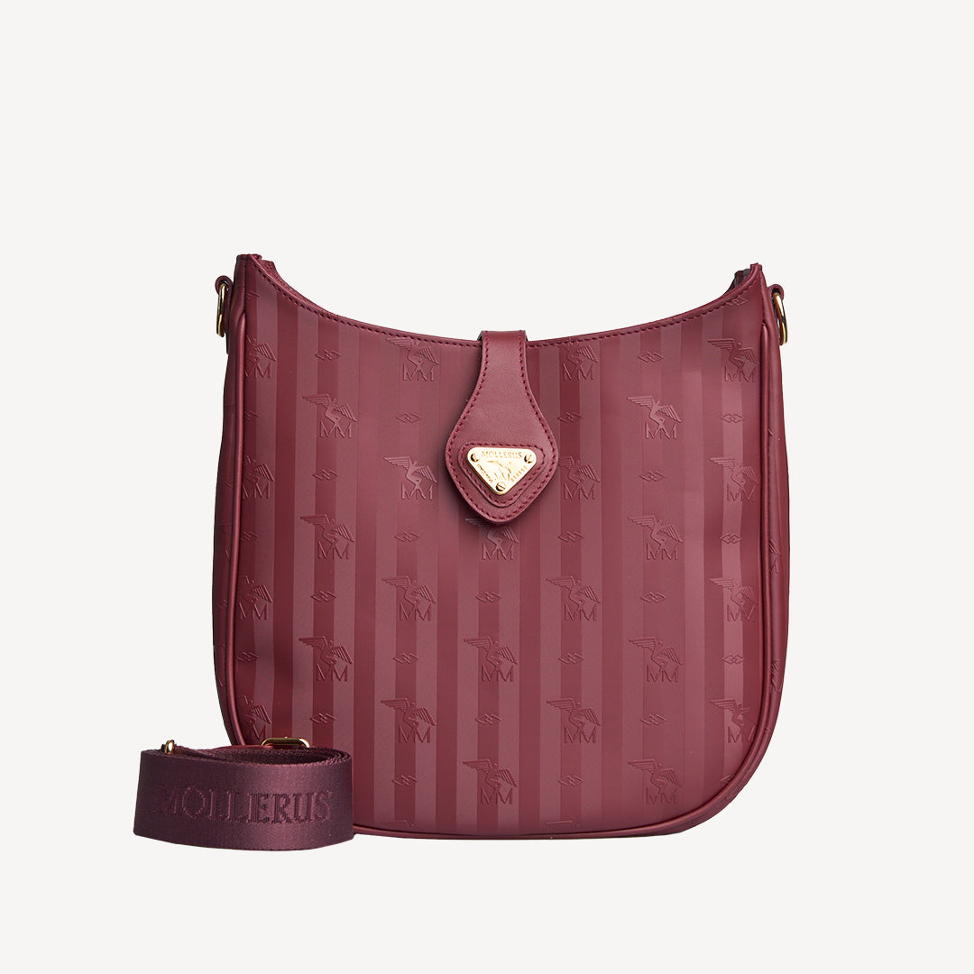 WAELDI | Umhängetasche Mollerus antique rot/gold - front