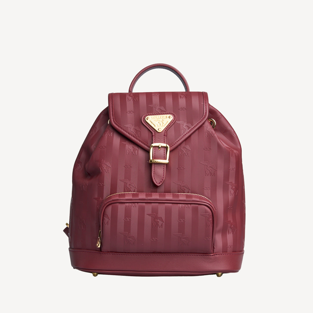 BRUGG | Rucksack Mollerus antique rot/gold - frontal