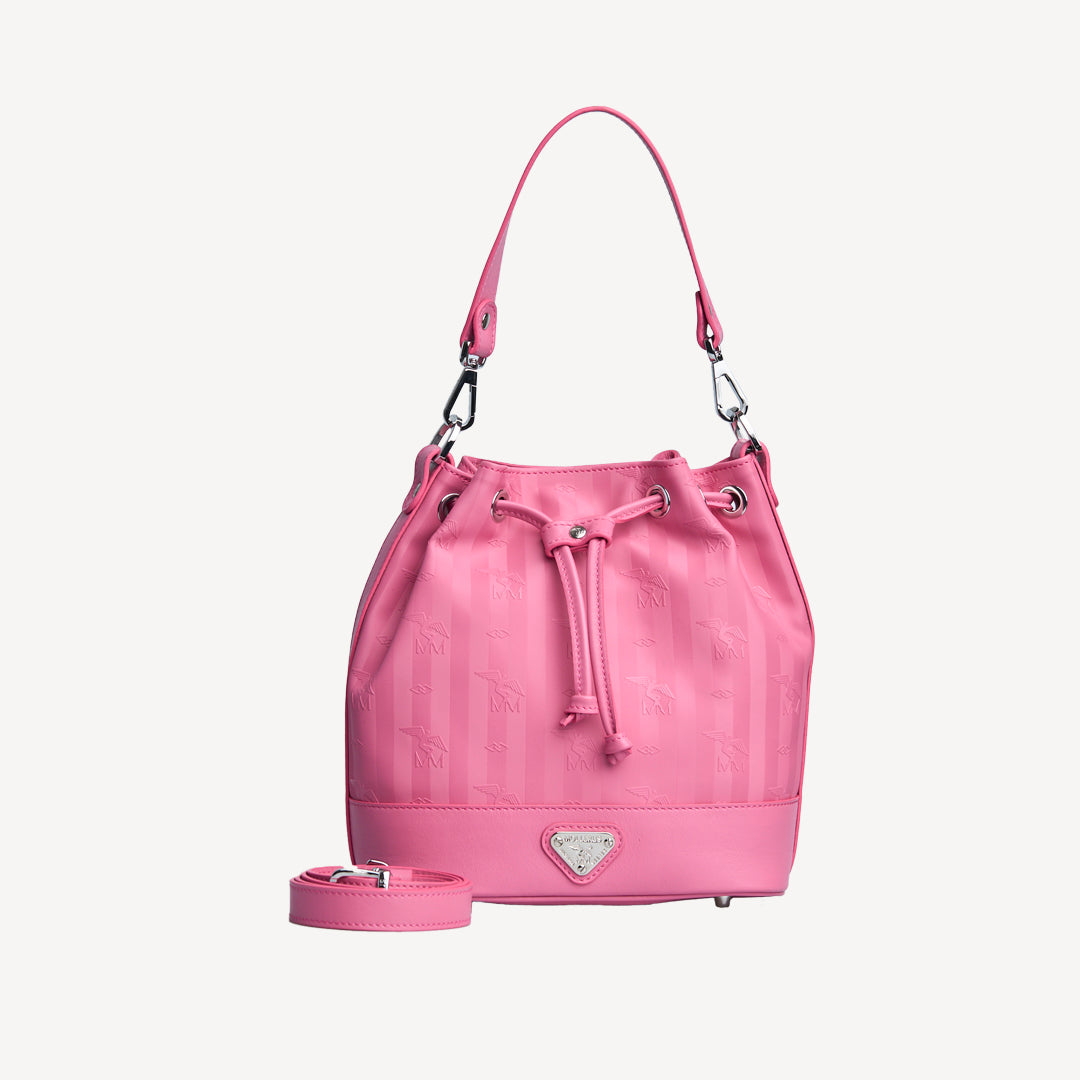 SION | Beuteltasche Mollerus bubble pink/silber - FRONTAL