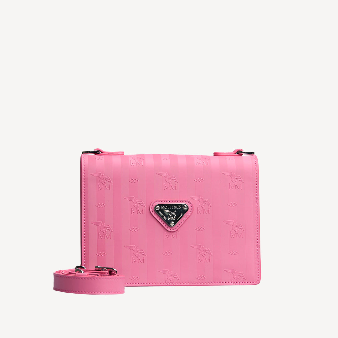 MELIDE | Umhängetasche Mollerus bubble pink/silber