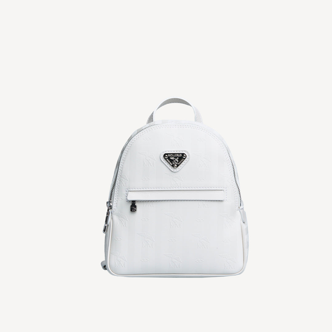 MOLLIS | Rucksack Mollerus snow weiss/silber | FRONTAL