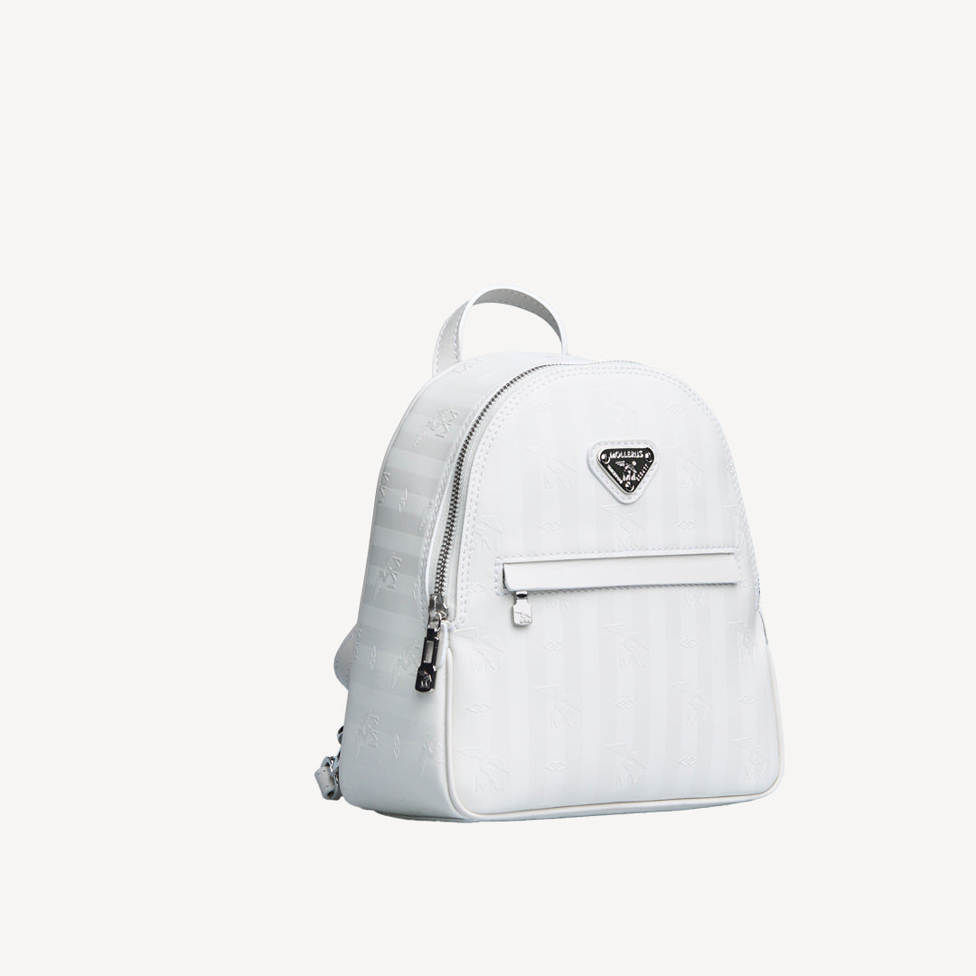 MOLLIS | Rucksack Mollerus snow weiss/silber | SEITLICH