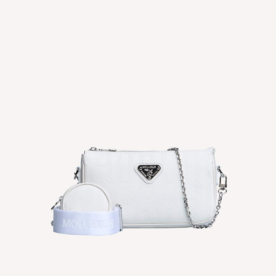 ZELL | Shoulder bag Mollerus snow white/silver