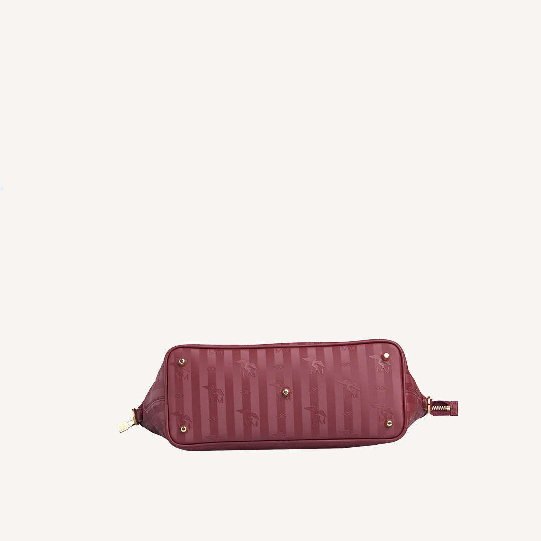 VALLON | Shopper antique rot/gold - von unten