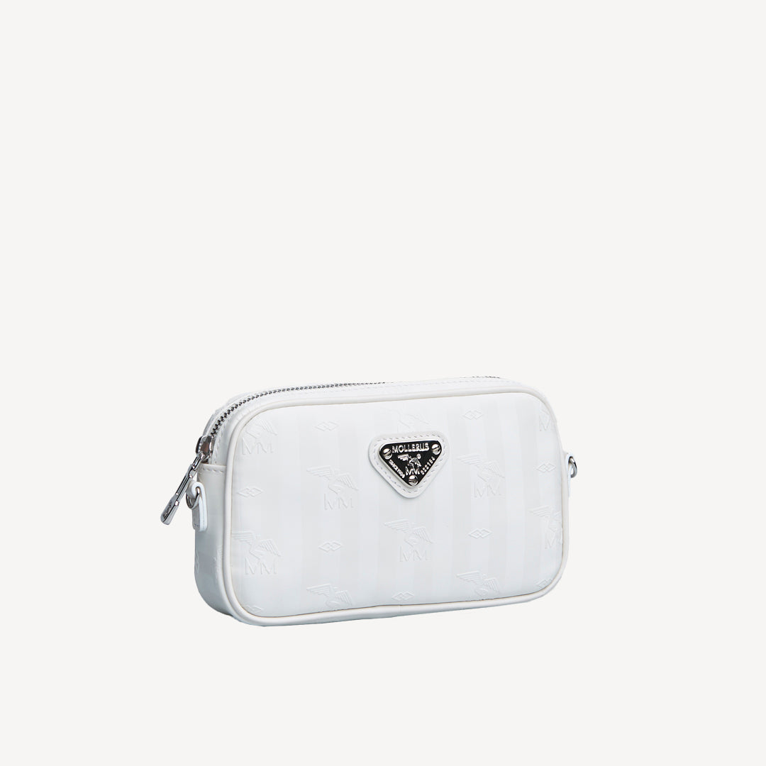 RIVAZ | Shoulder bag Mollerus snow white/silver
