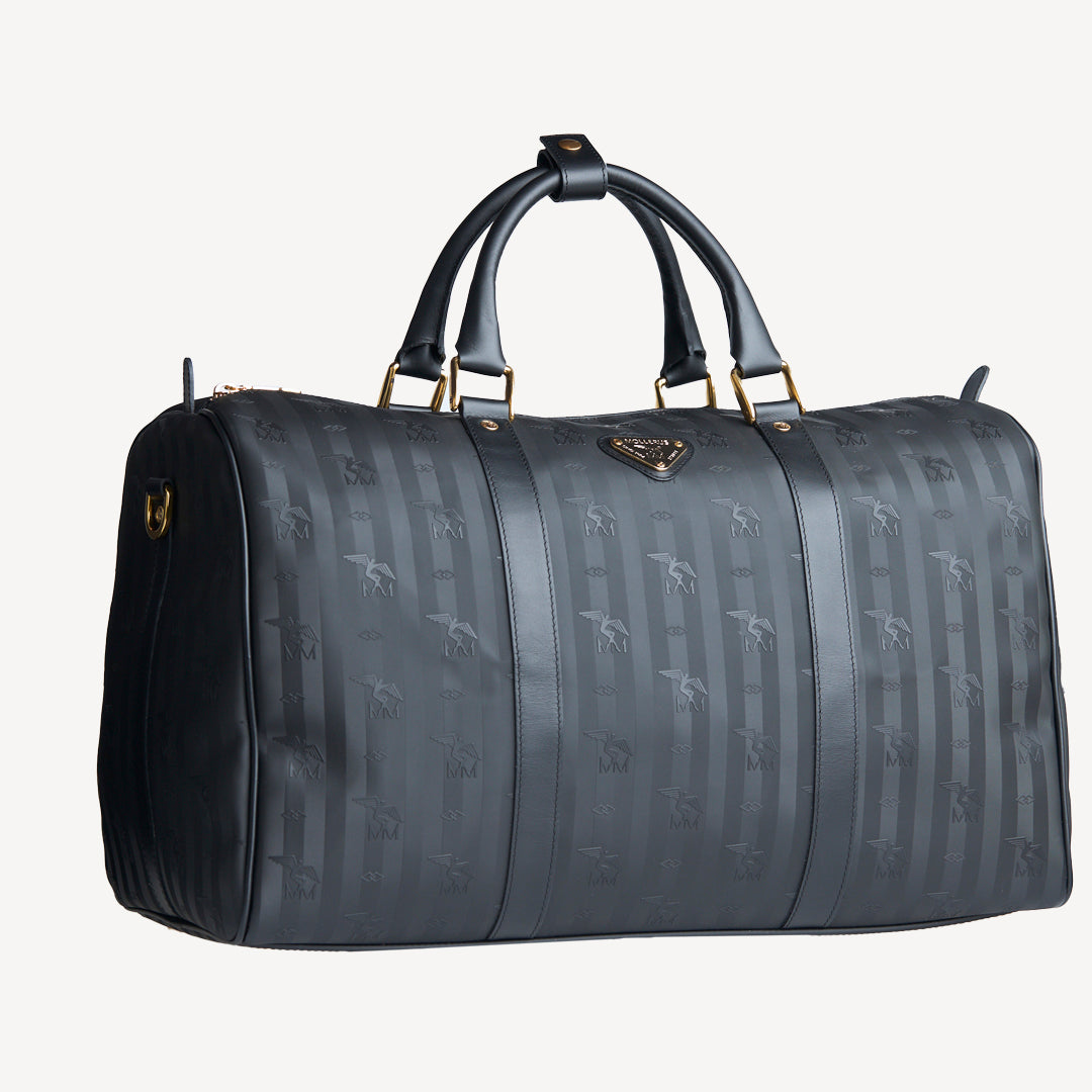 MADRID | Reisetasche Mollerus  classic schwarz/gold - frontal