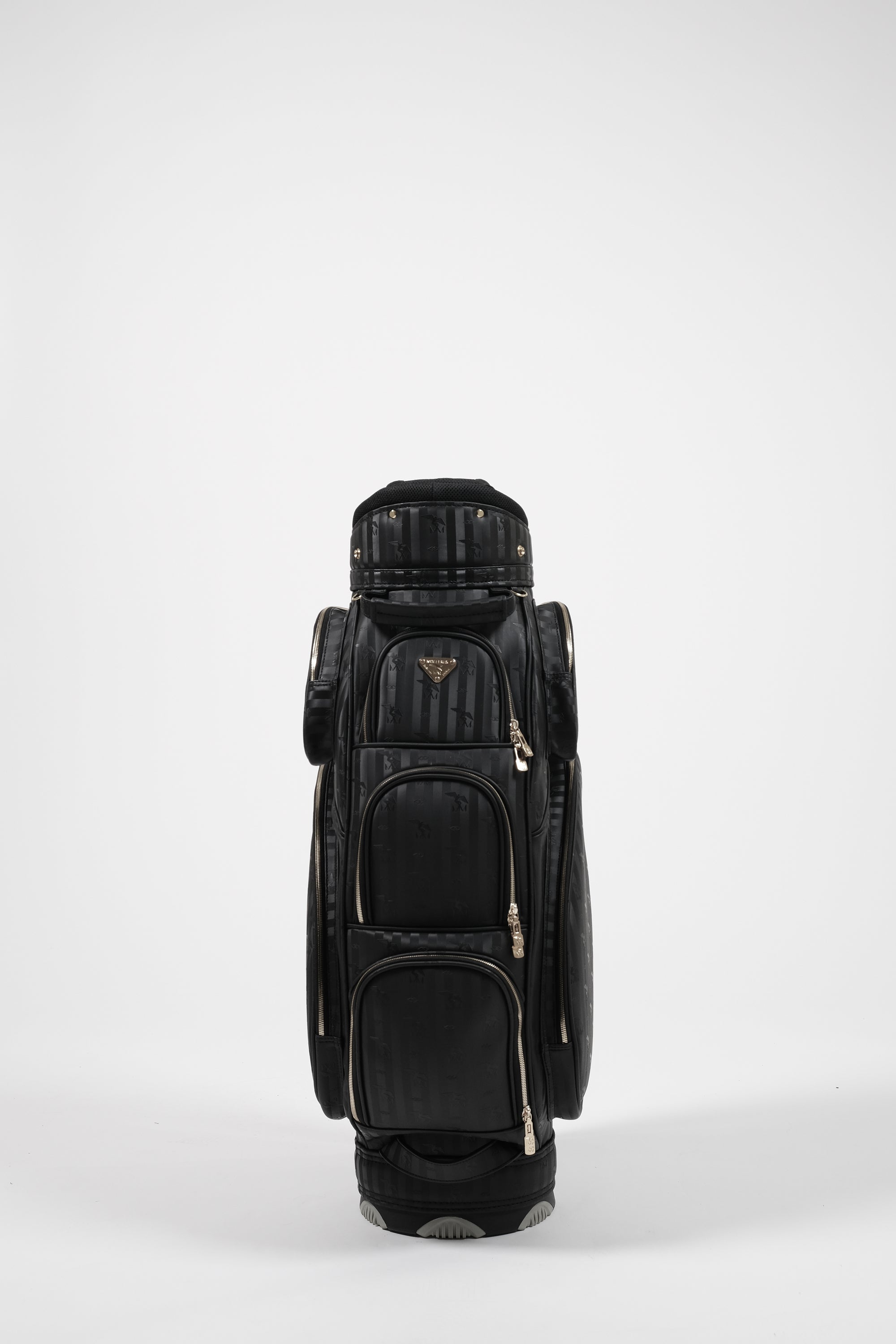 EAGLE | Golfbag Mollerus schwarz/silber - frontal