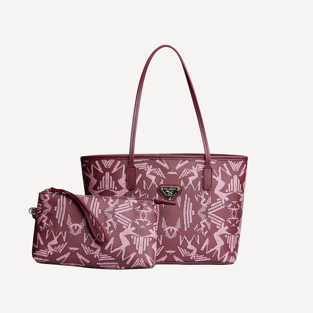 GENF | Shopper Maze bubble antique/gold - frontal