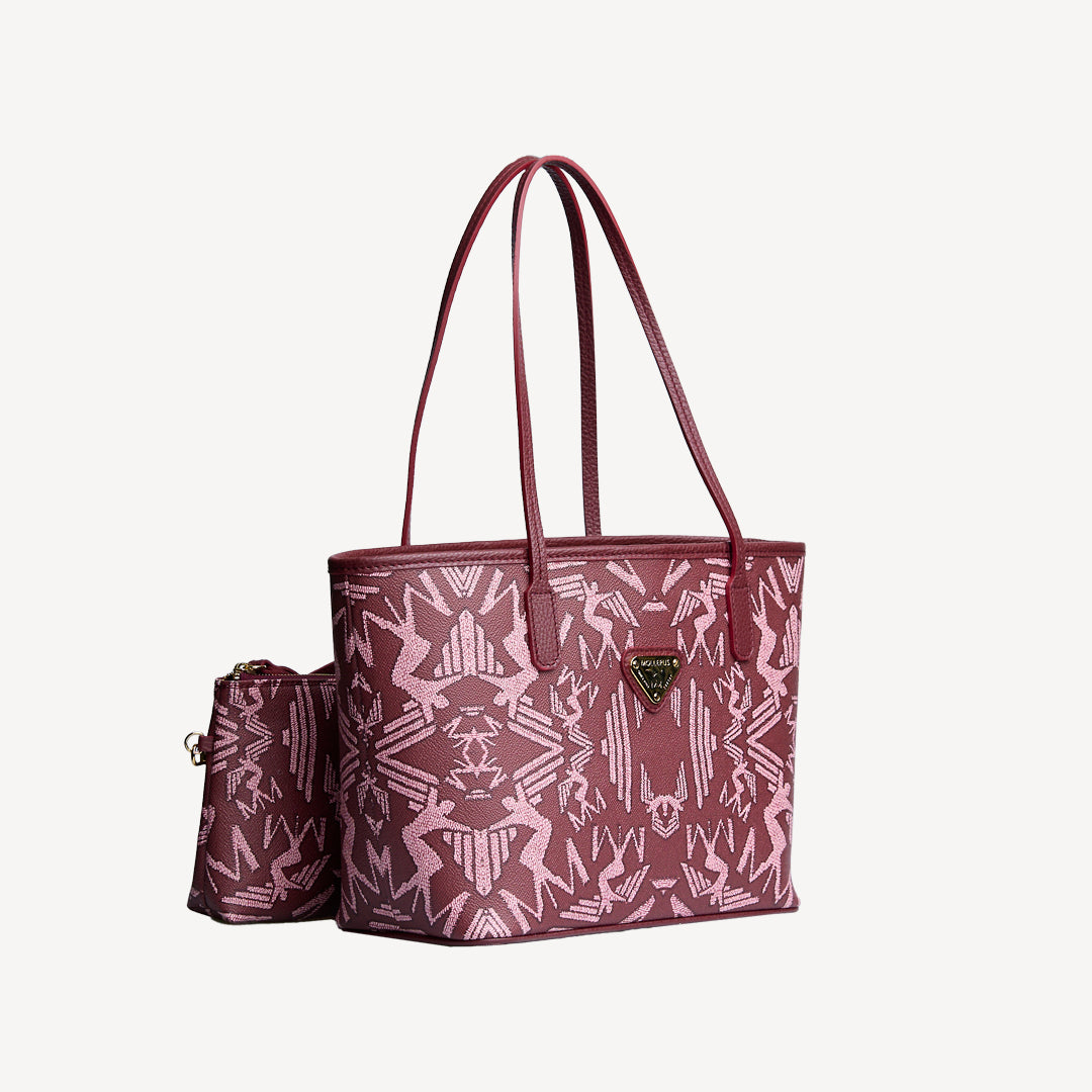 GENF | Shopper Maze bubble antique/gold - seitlich