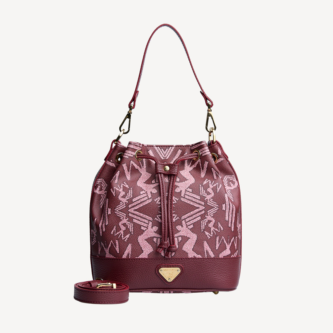 SION | Beuteltasche Maze bubble antique/gold - frontal