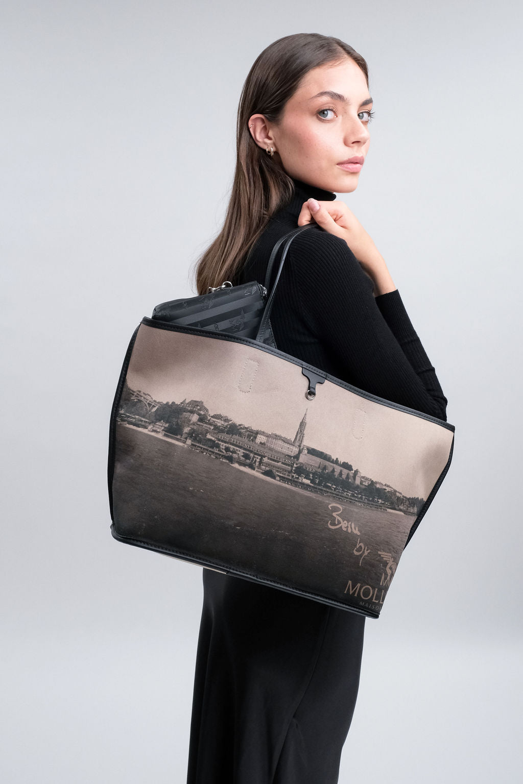 BERN | Shopper Mollerus city classic schwarz/gold