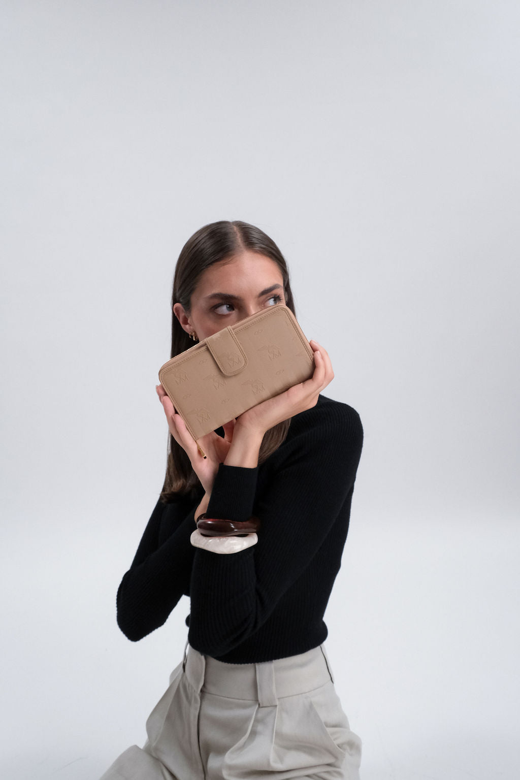 MATTERHORN | Portemonnaie Mollerus cappuccino beige/gold