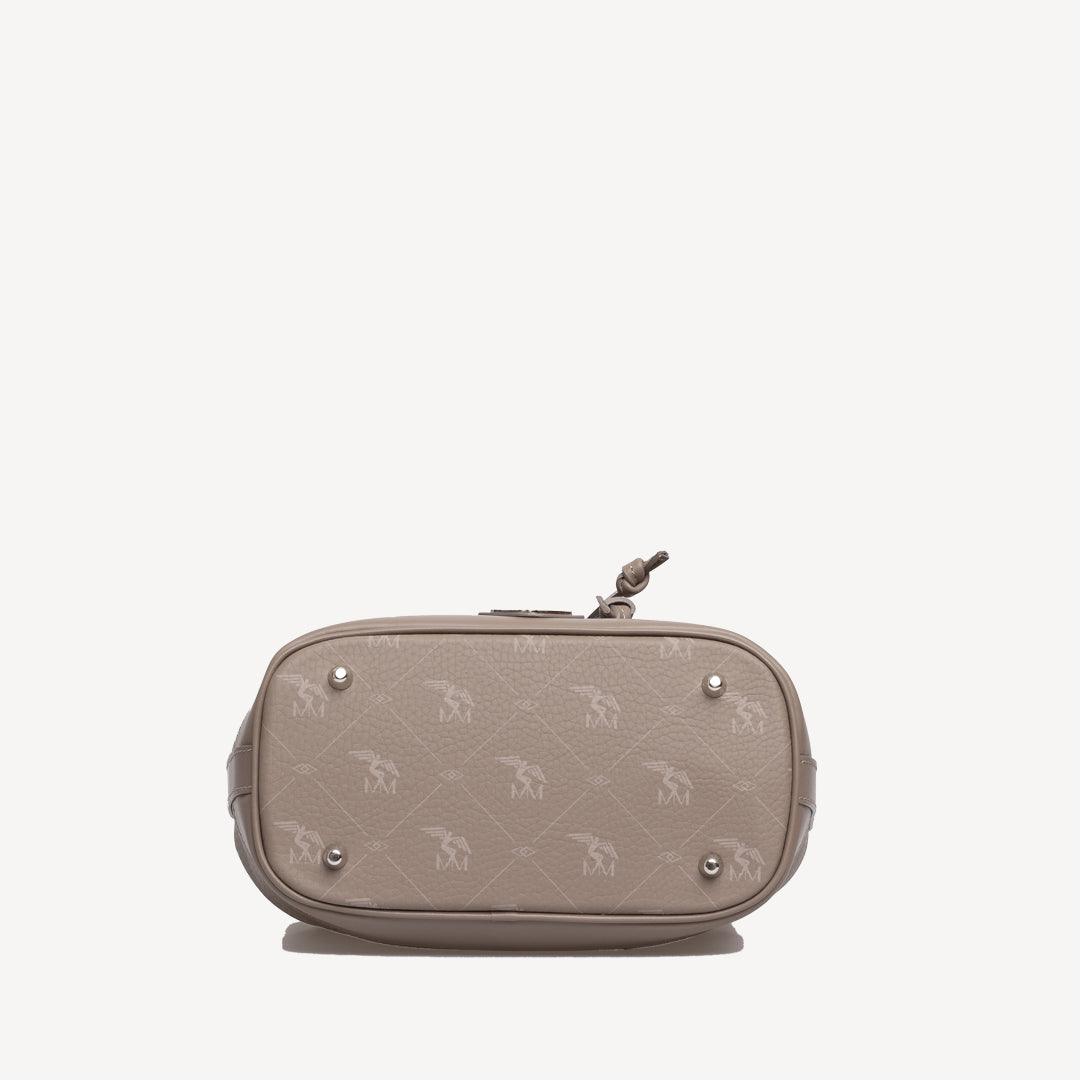 SION | Beuteltasche Peacrus taupe/rosè/silber - Boden