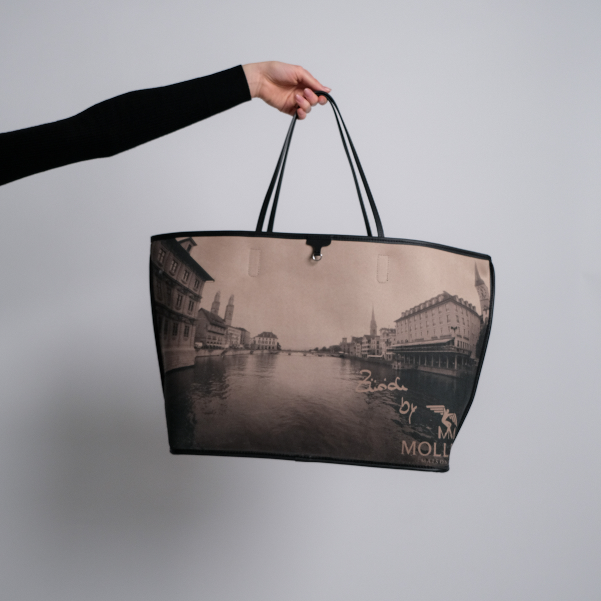 ZUERICH | Shopper Mollerus city classic schwarz/gold