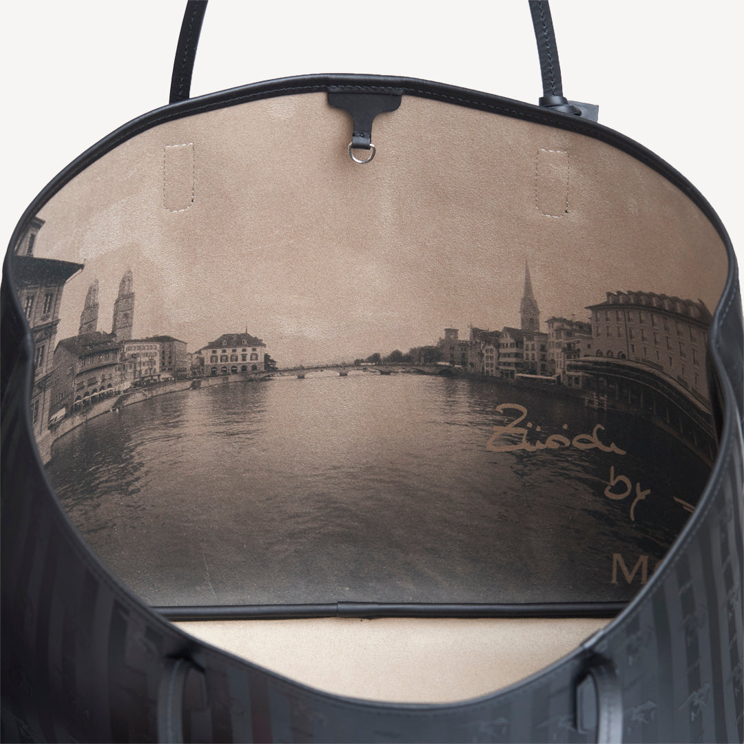 ZUERICH | Shopper Mollerus city classic schwarz/gold