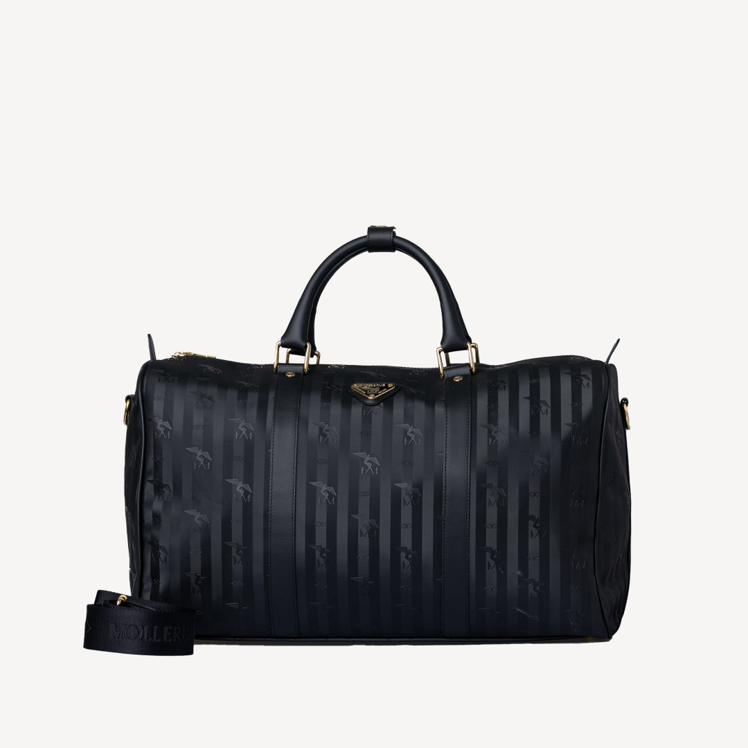 MADRID | Reisetasche Mollerus  classic schwarz/gold - frontal