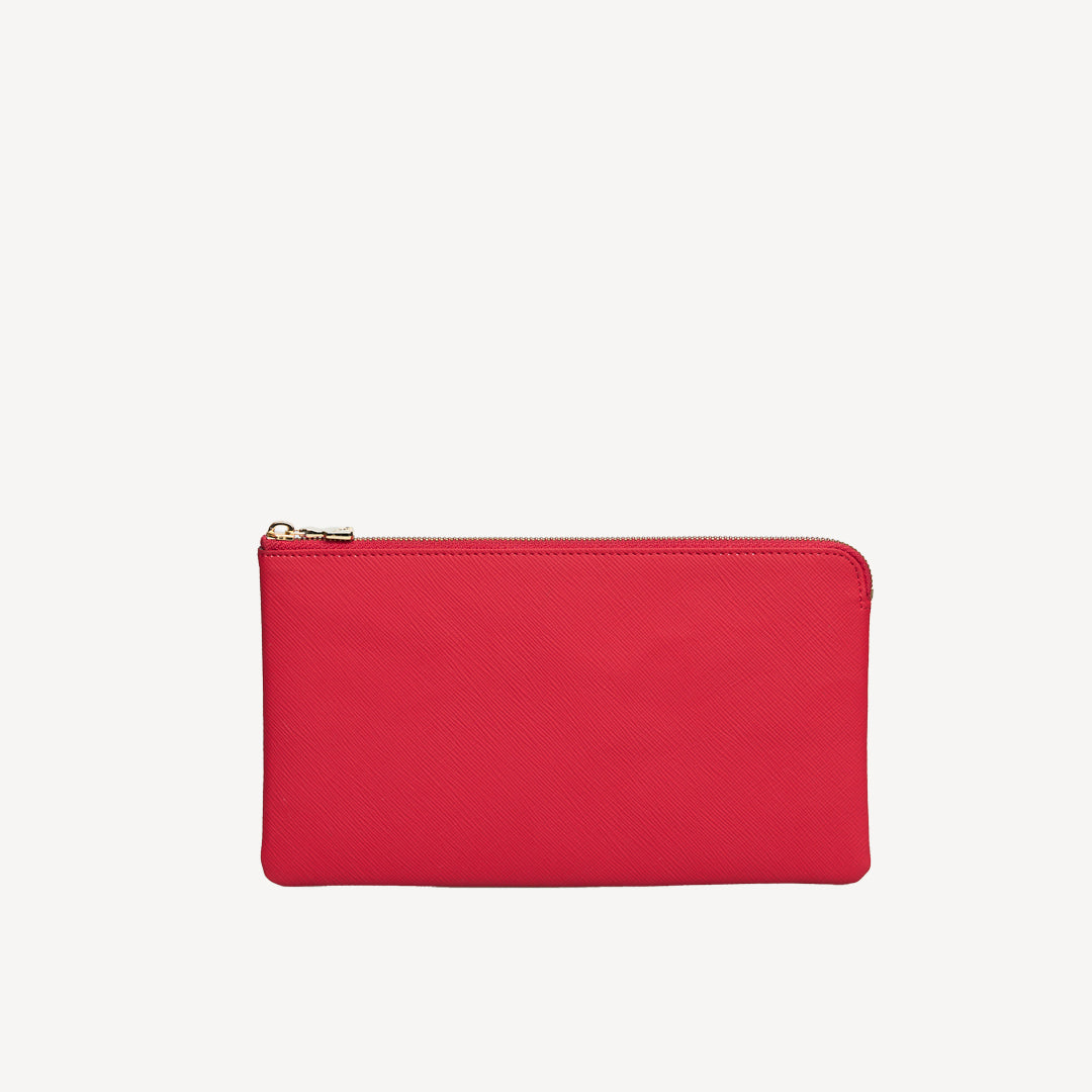 PIZ ELA | Necessaire Mollerus Apfelleder rot/gold
