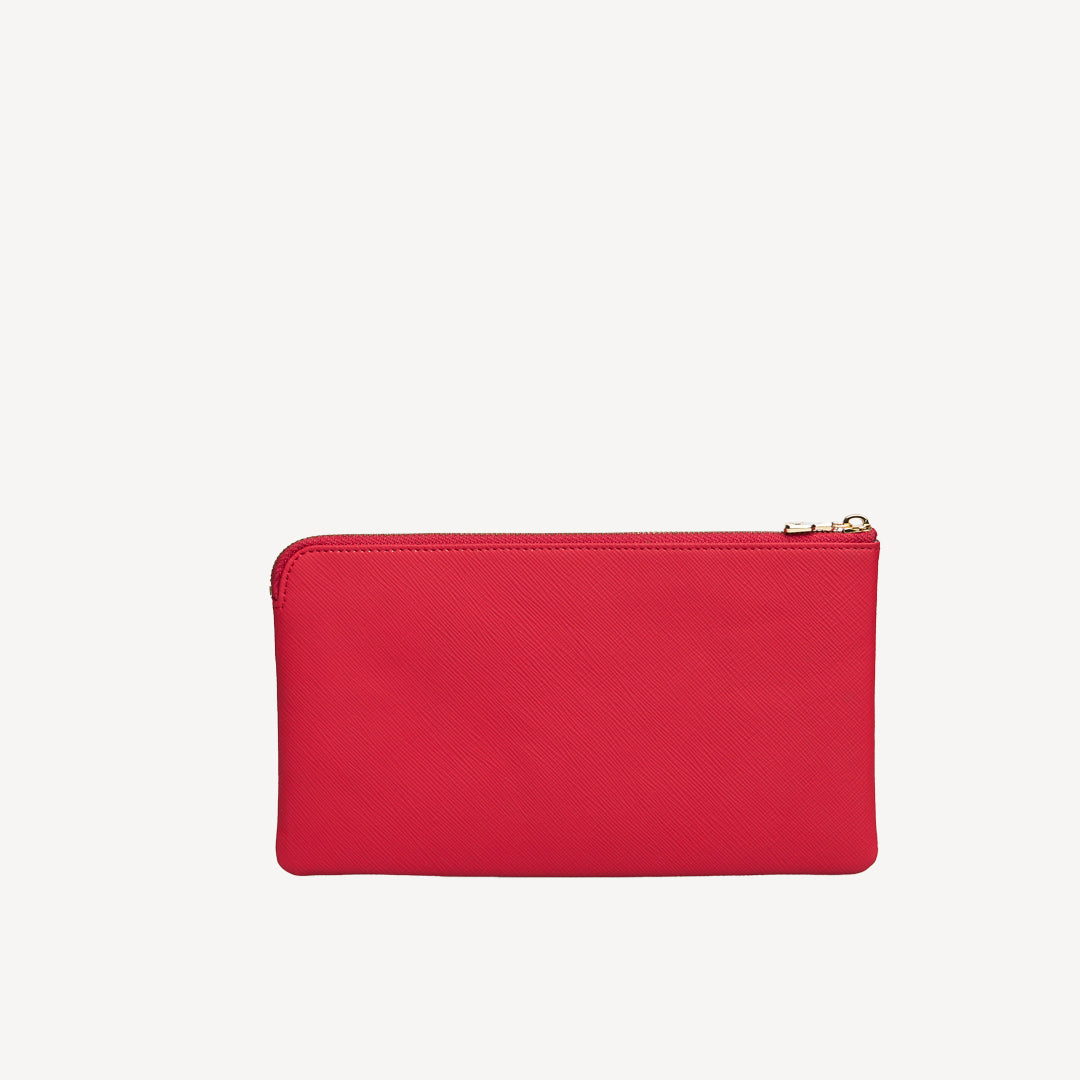PIZ ELA | Necessaire Mollerus Apfelleder rot/gold