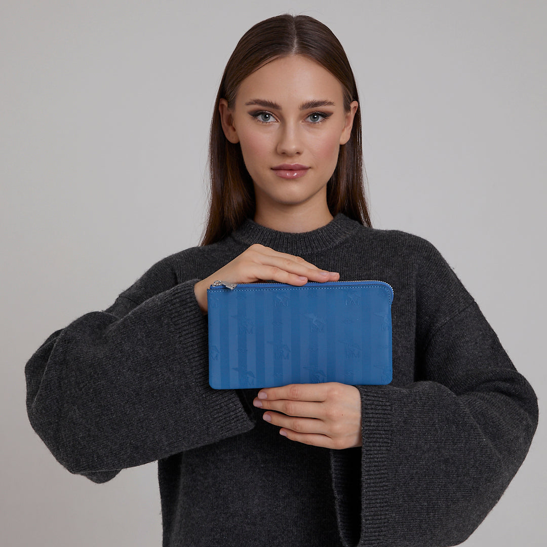 Piz Ela | Pochette royal blau/silber