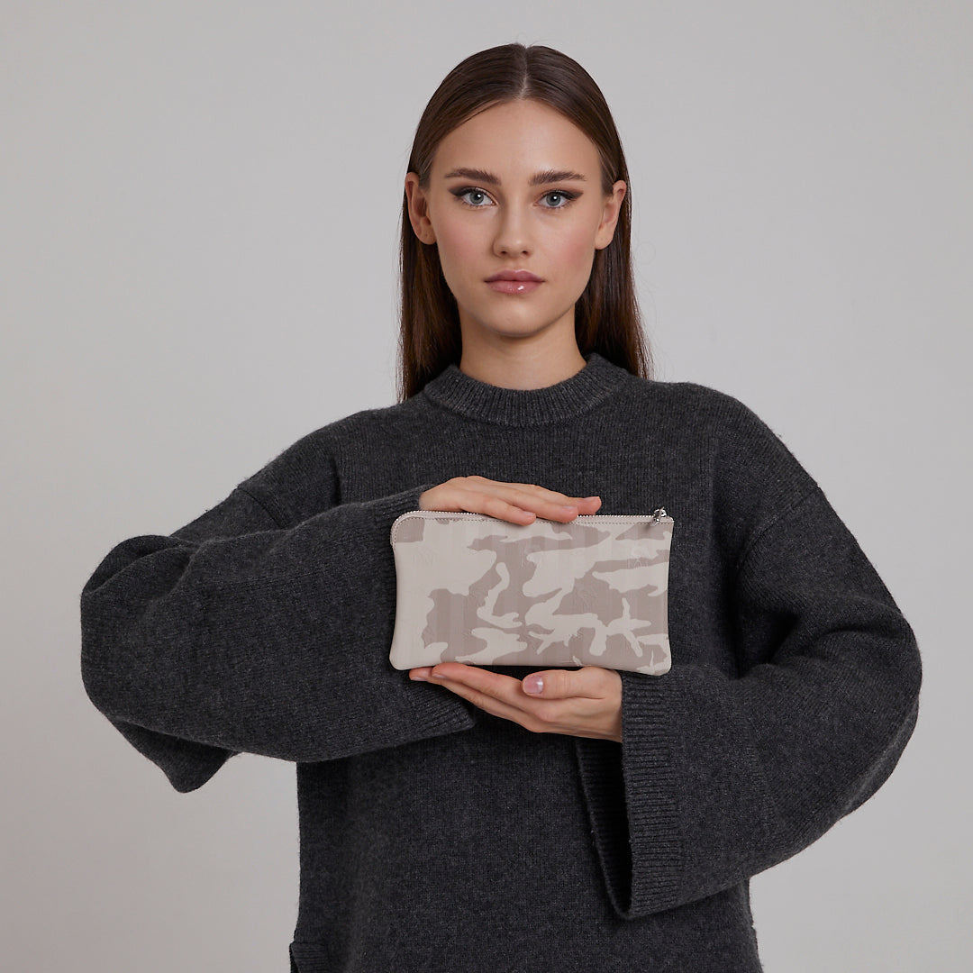Piz Ela | Pochette camouflage/silber