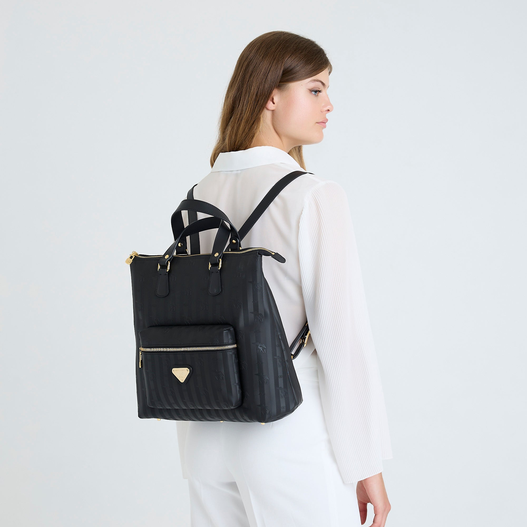 MANNO | Backpack Mollerus classic black/gold