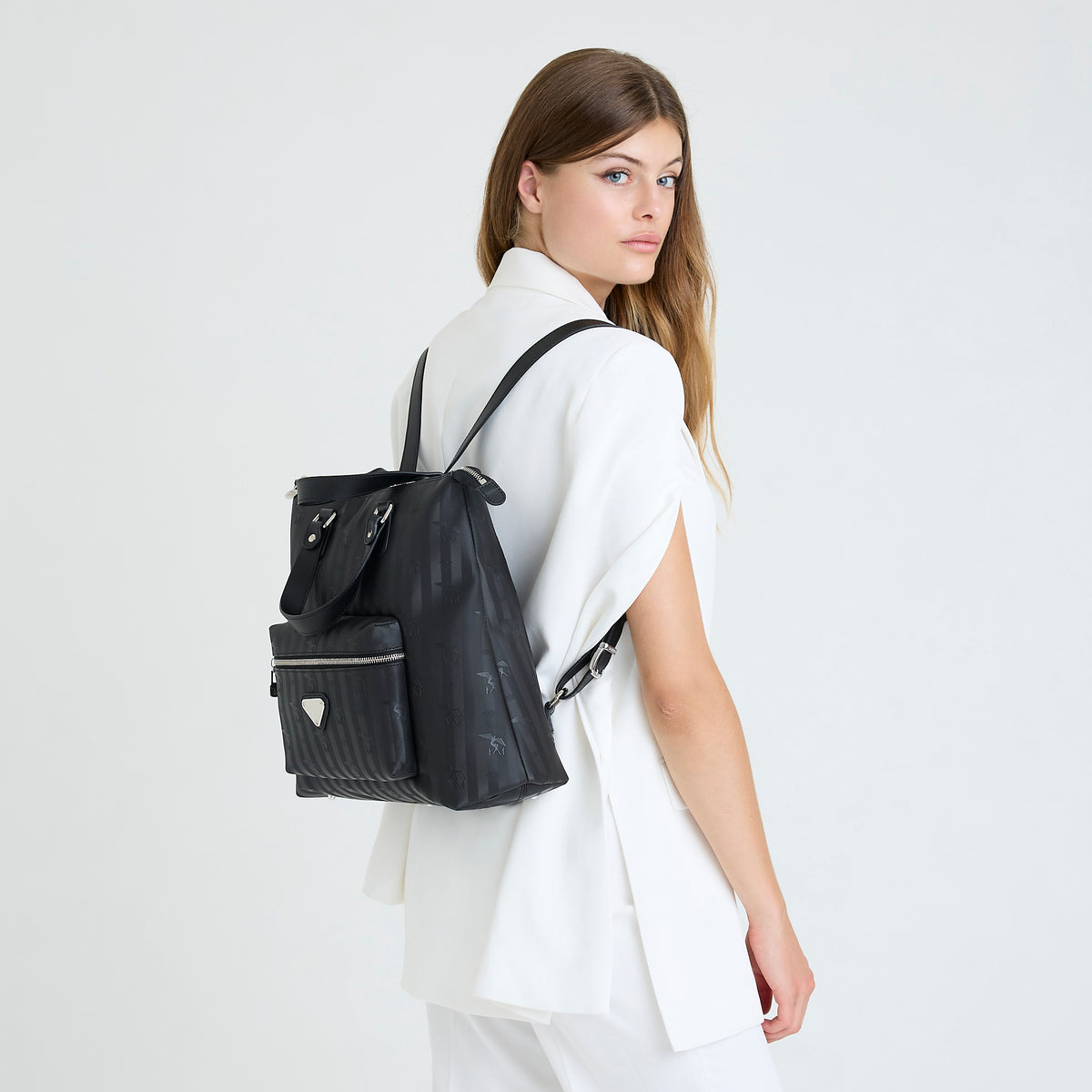 MANNO | Backpack Mollerus classic black/silver