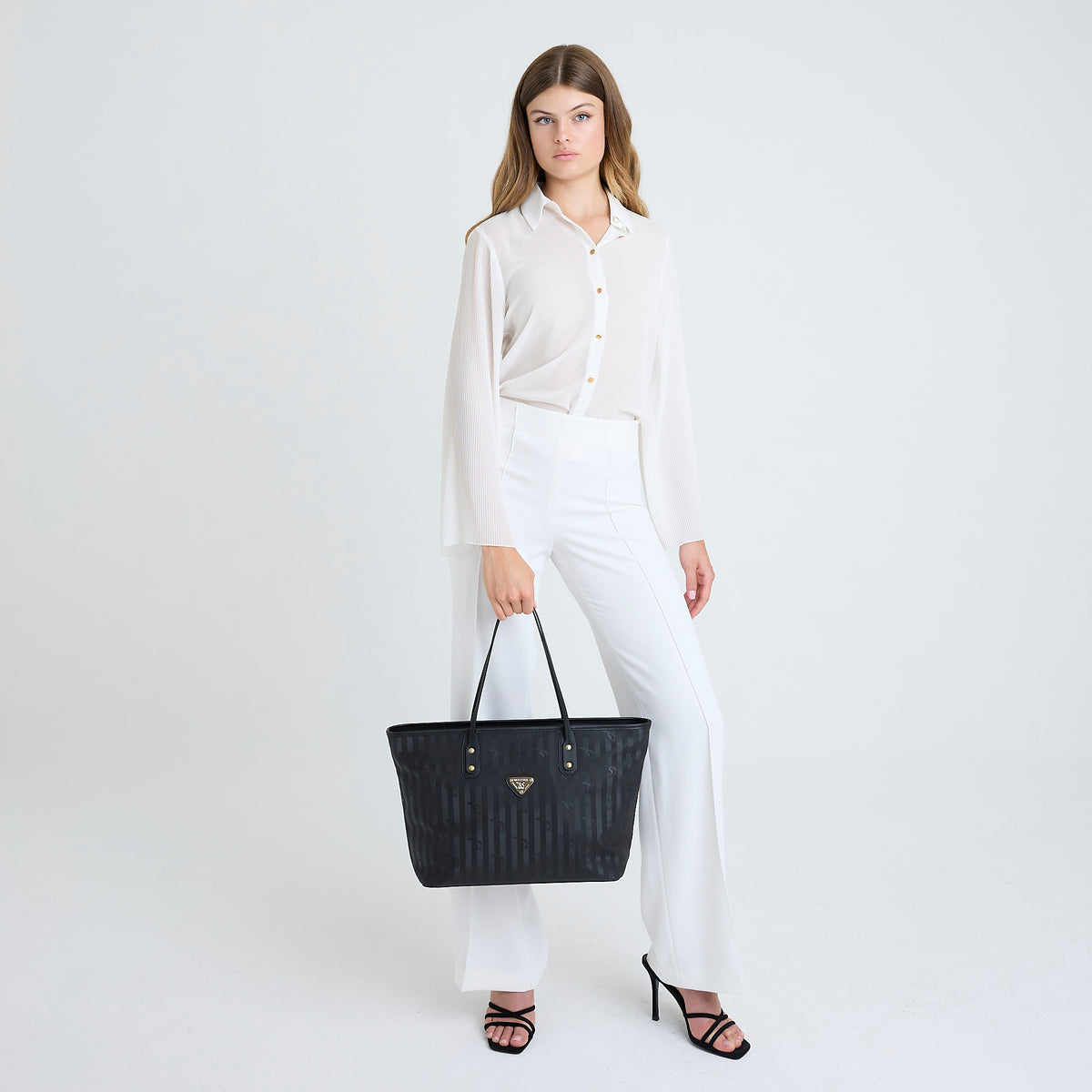 WINTERTHUR | Shopper Mollerus mit Reissverschluss classic schwarz/gold