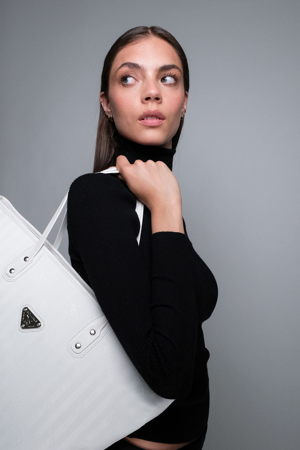 WINTERTHUR | Shopper Mollerus mit Reissverschluss snow weiss/silber