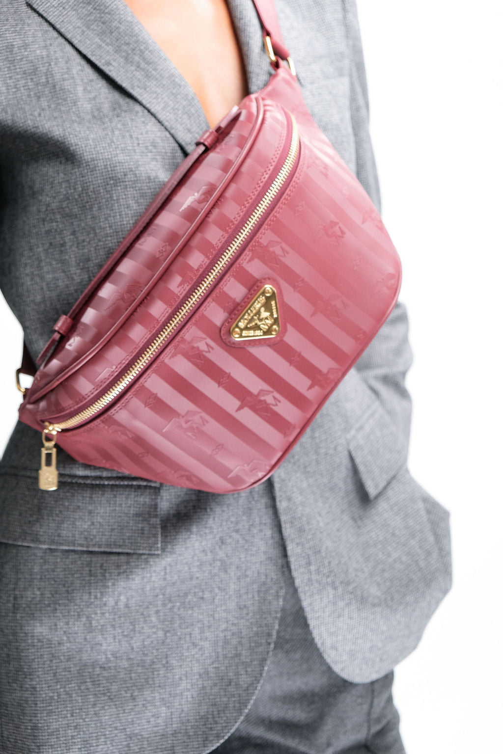 BRIENZ | Gürteltasche Mollerus antik rot/gold