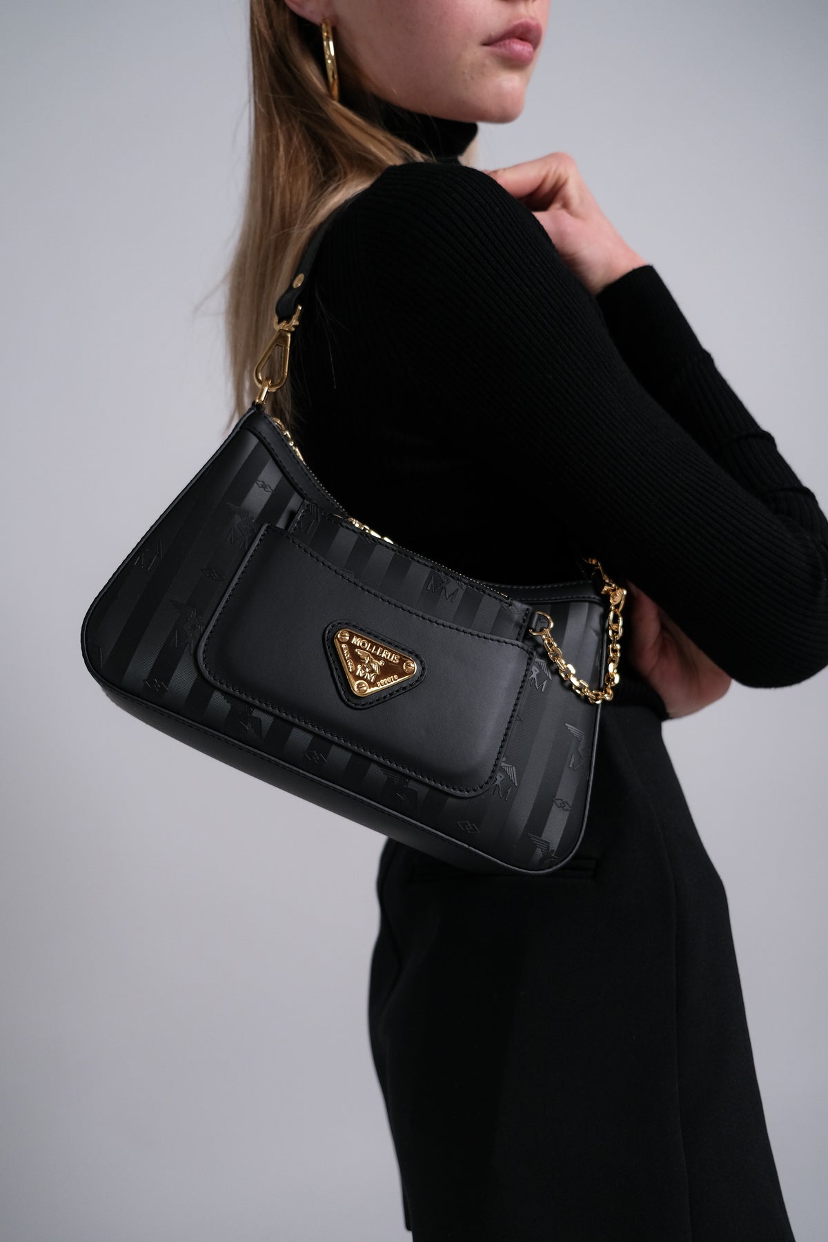 CASTIEL | Shoulder bag Mollerus classic black/gold