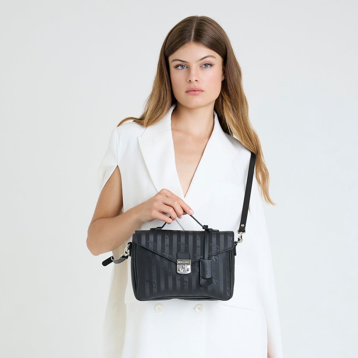 MARIN | Shoulder bag Mollerus classic black/silver