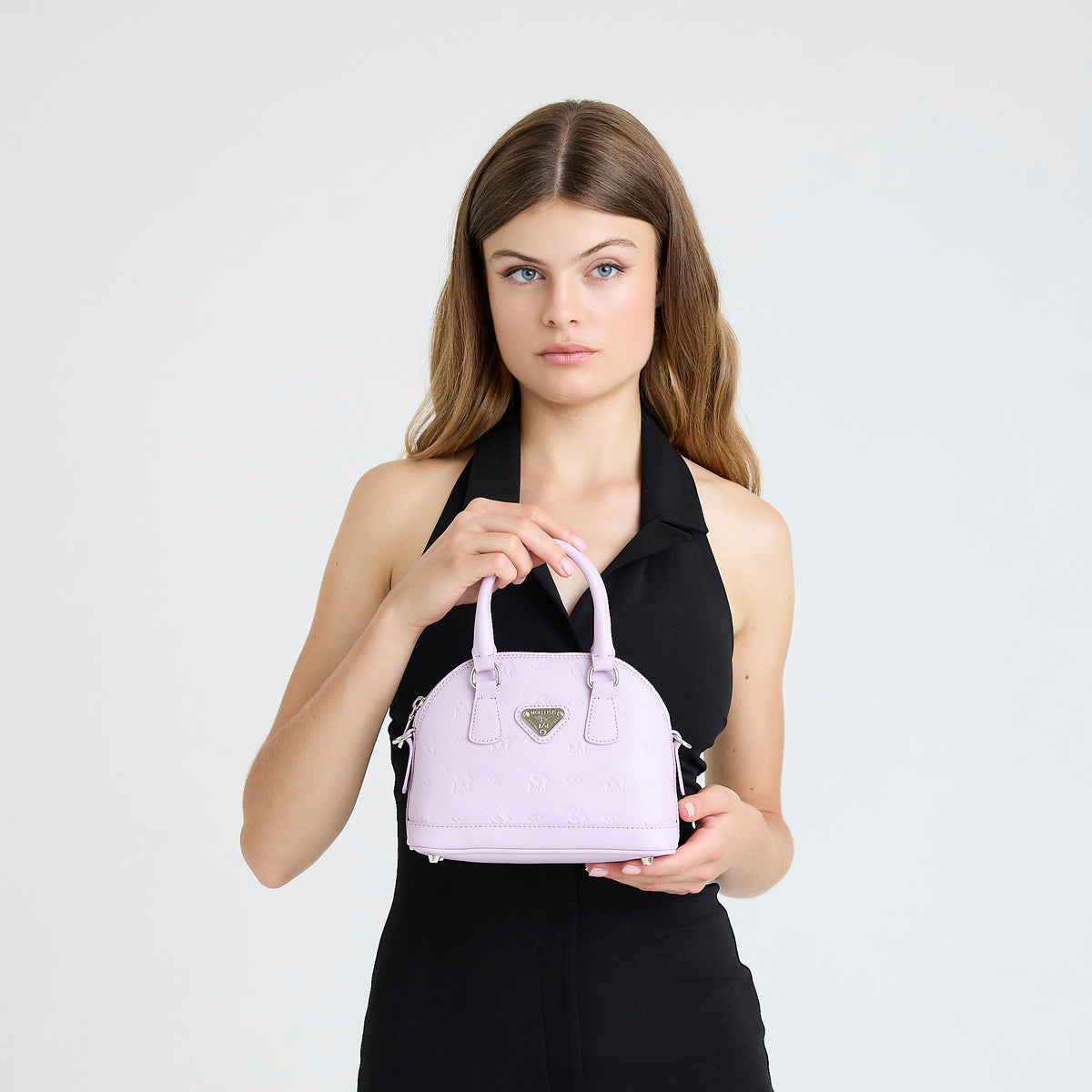 OETWIL | Shoulder bag Mollerus Stampato lilac/silver