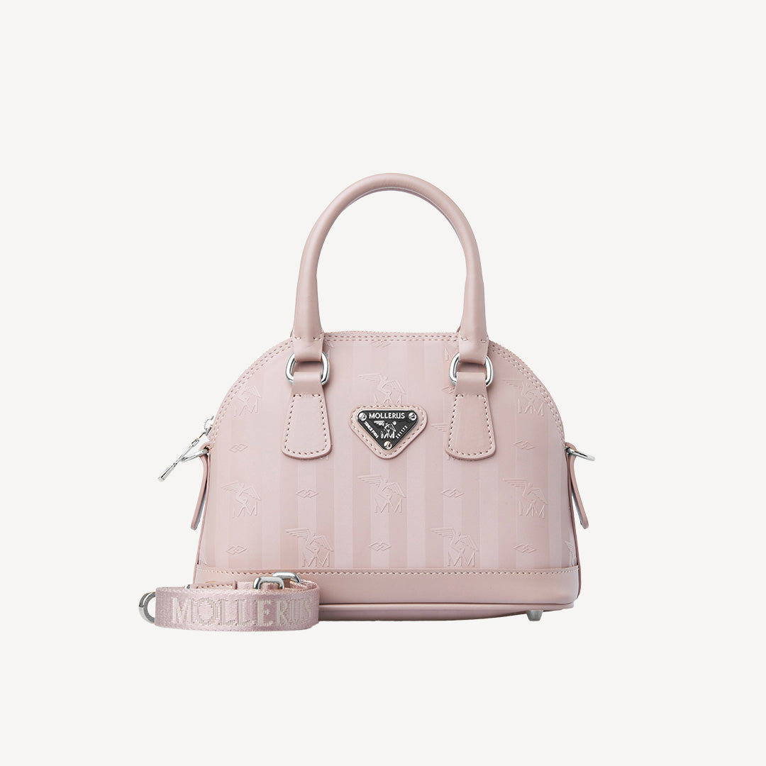 OETWIL | Handtasche Mollerus soft rosé/silber - frontal