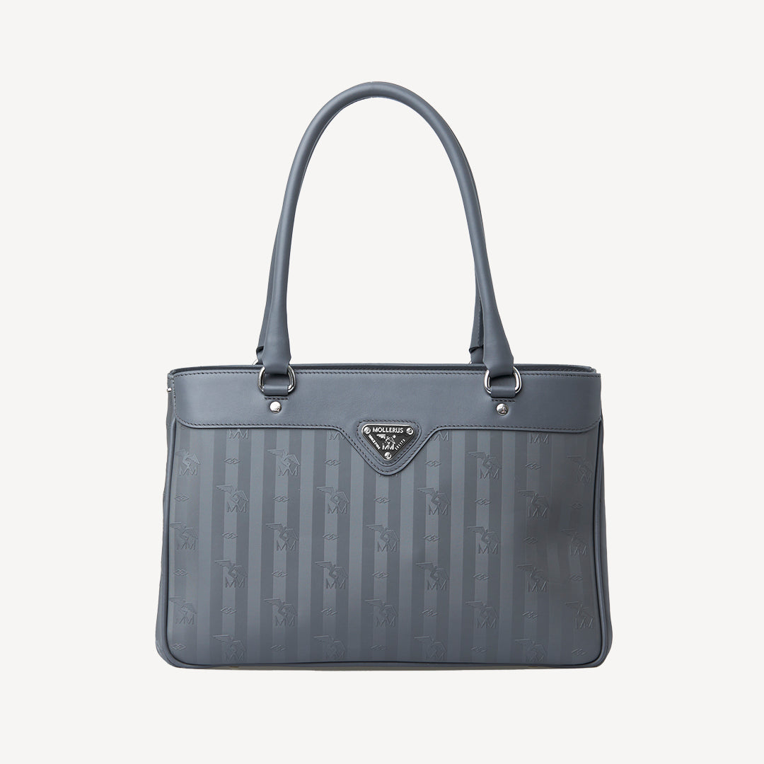 SULZ | Handtasche Mollerus elephant grau/silber - frontal