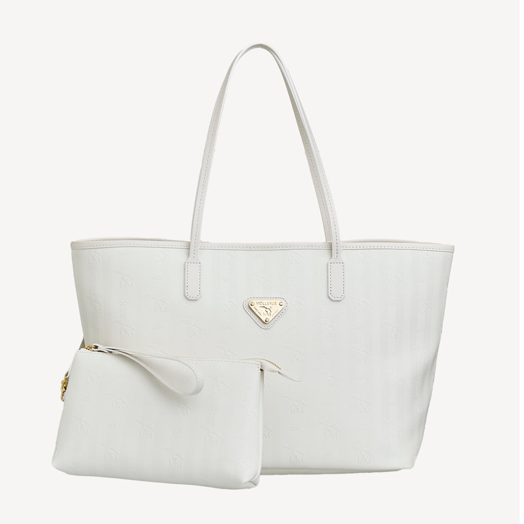 BERN | Shopper Mollerus snow weiss/gold - frontal