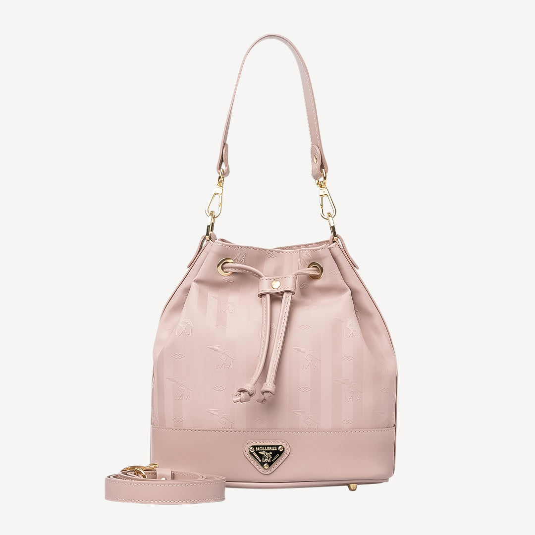 SION | Beuteltasche soft rosé/gold - FRONTAL