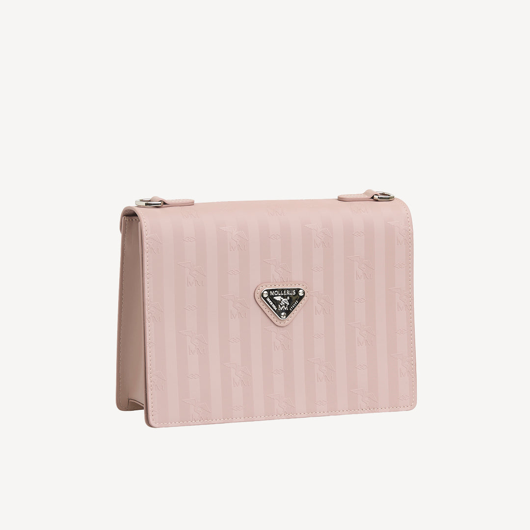 WIL | Umhängetasche Mollerus soft rosé/silber - seiltich