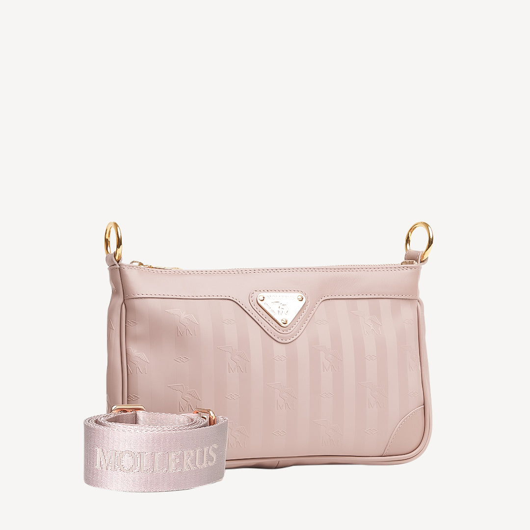 FLUMS | Umhängetasche soft rosé/gold - SEITLICH