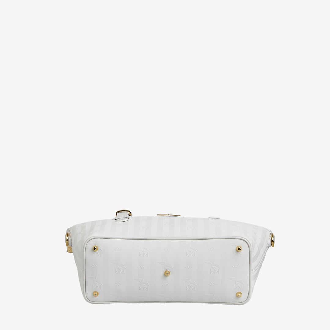 VALLON | Shopper snow weiss/gold - VON UNTEN