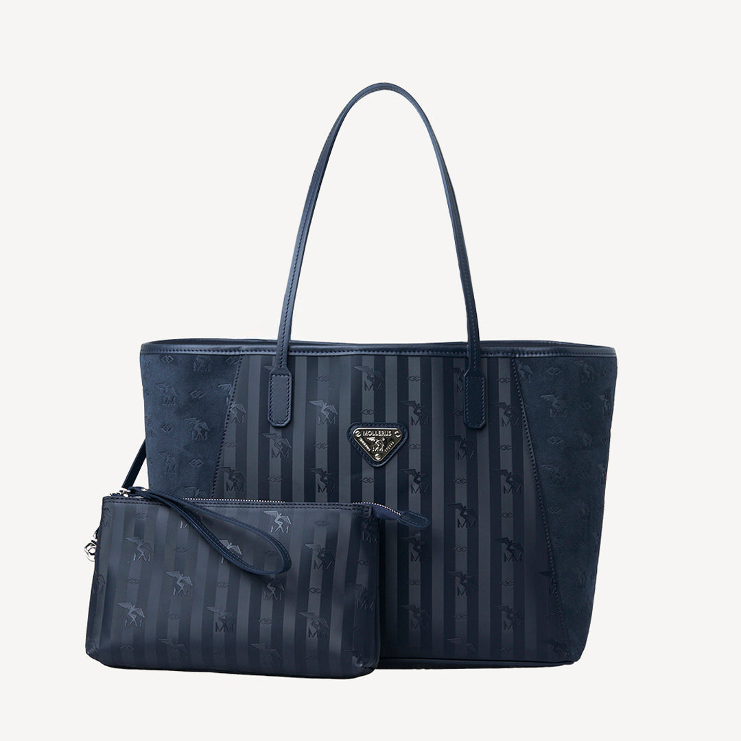 BERN | Shopper Mollerus space blau/silber - frontal