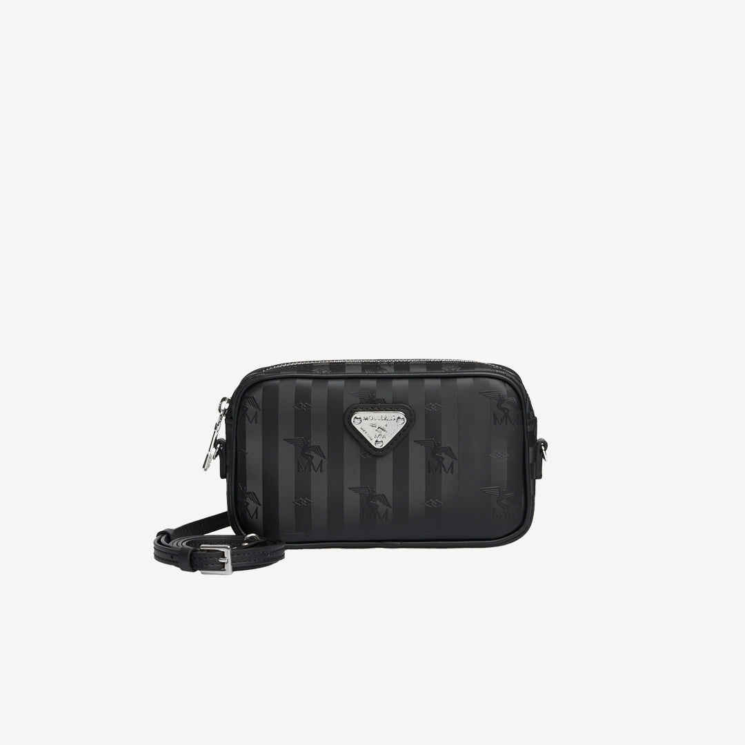 RIVAZ | Shoulder bag Mollerus classic black/silver