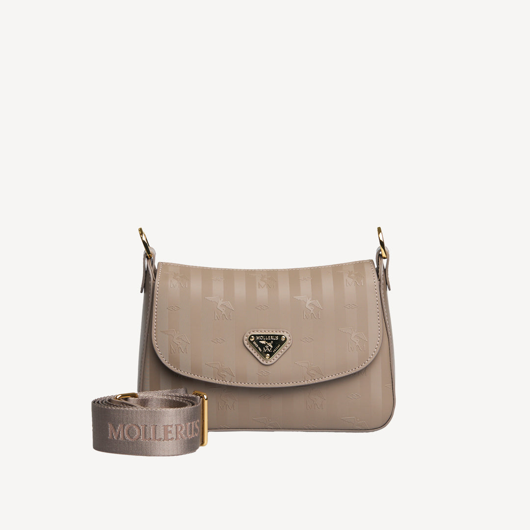 NOVILLE | Shoulder bag Mollerus taupe grey/gold