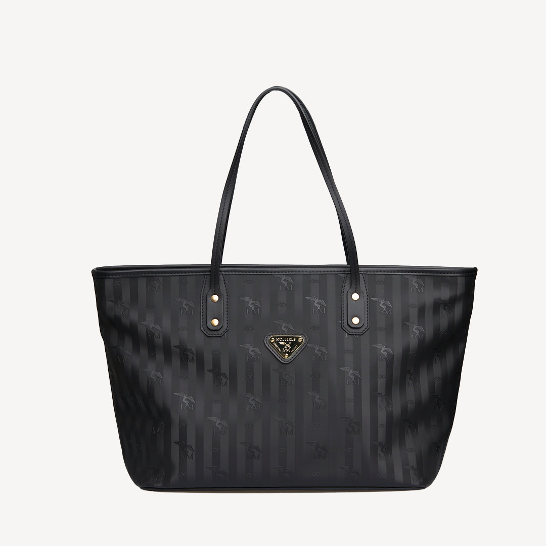 WINTERTHUR | Shopper Mollerus mit Reissverschluss classic schwarz/gold