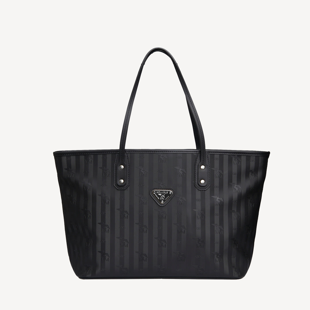 WINTERTHUR | Shopper Mollerus mit Reissverschluss classic schwarz/silber