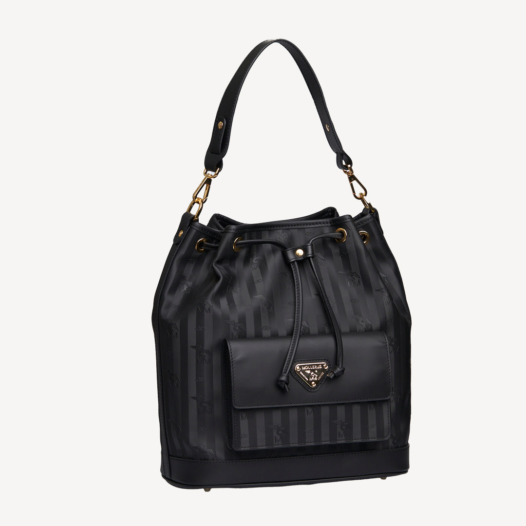 NYON | Beuteltasche Mollerus classic schwarz/gold